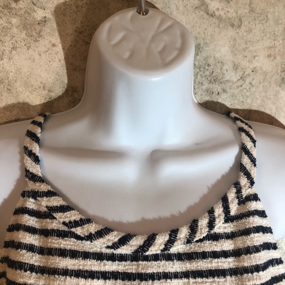 Green Envelope striped Woman's Halter Top - Picture 3 of 9